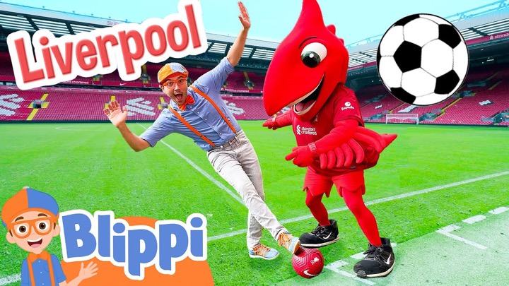 Blippi Plays Soccer
