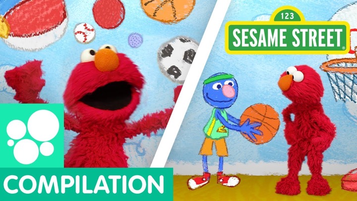 Sesame Street: Elmo soccer and sports segments