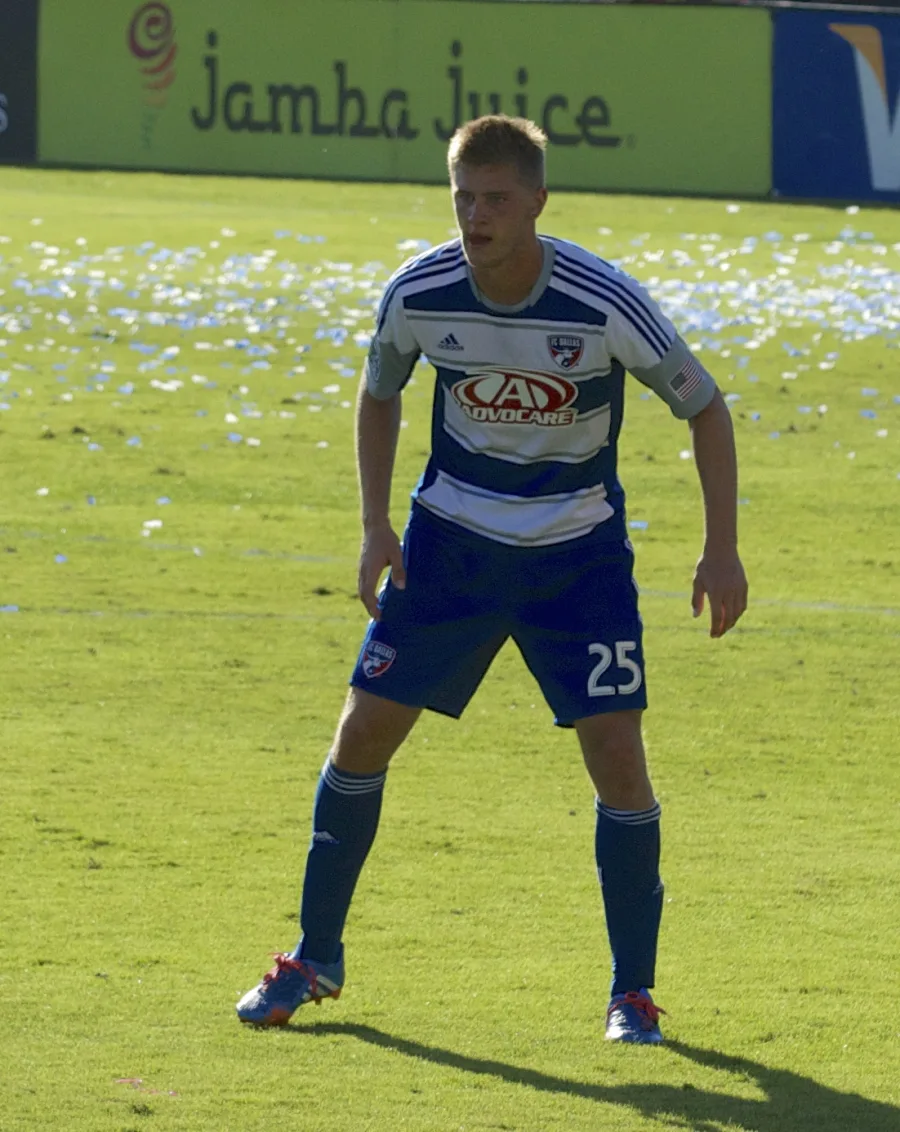Walker Zimmerman on the field for the United States